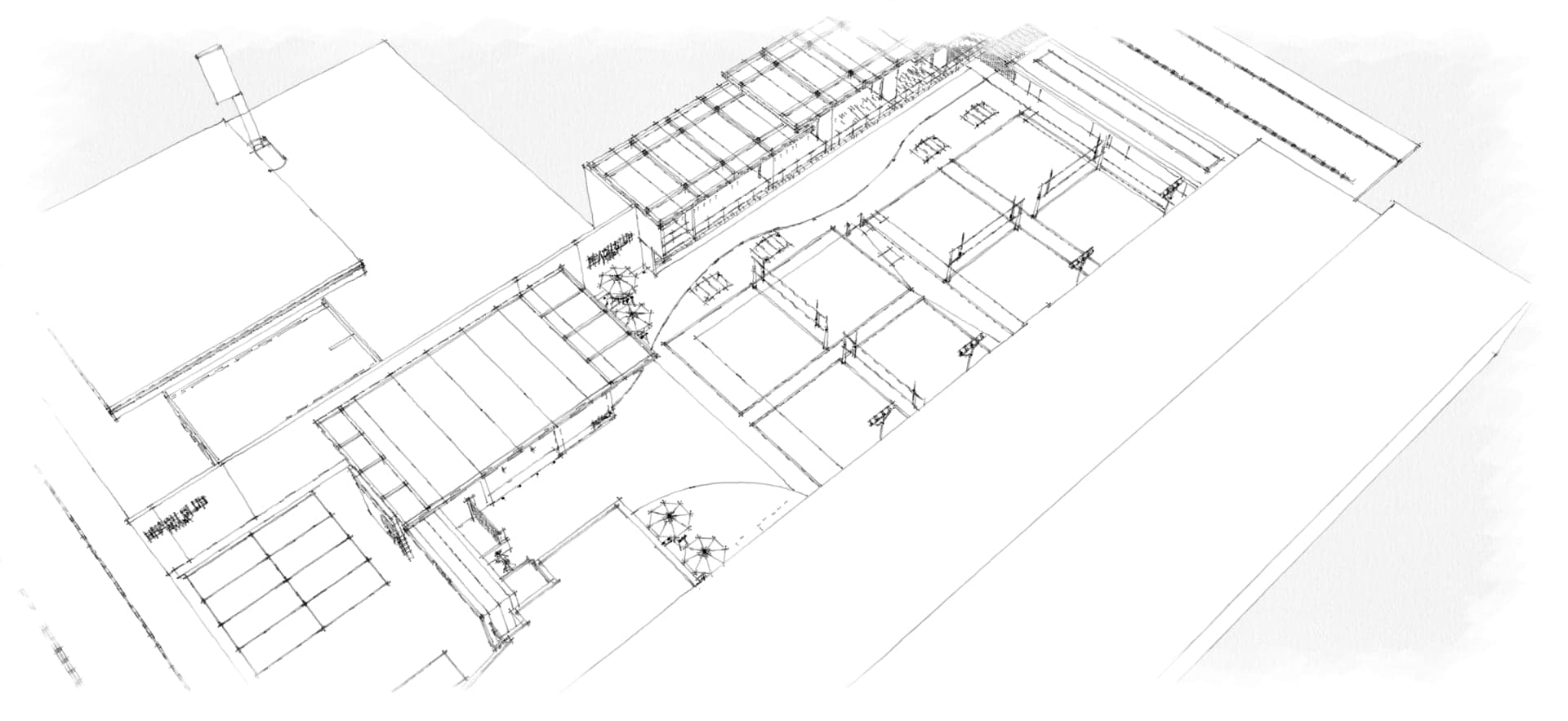 Beach Ipiranga, projeto esportivo da Gálibo Arquitetura em Ipiranga, São Paulo (SP)